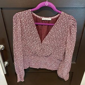 Abercrombie floral blouse
